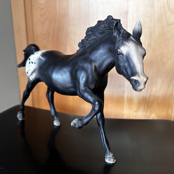 Vintage Breyer Running Stallion Black Appaloosa #127 - Picture 5 of 15